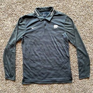COPY - K-State Nike Dri-Fit On-Field Long Sleeve Polo Shirt